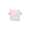 Silver ring with delicate pink opalite