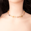 Multicolor pearl necklace