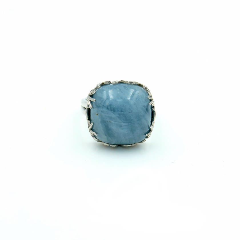 טבעת כסף ולרימר טבעי