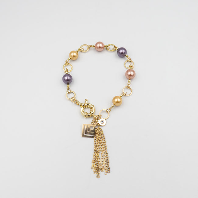 Multicolor pearl bracelet