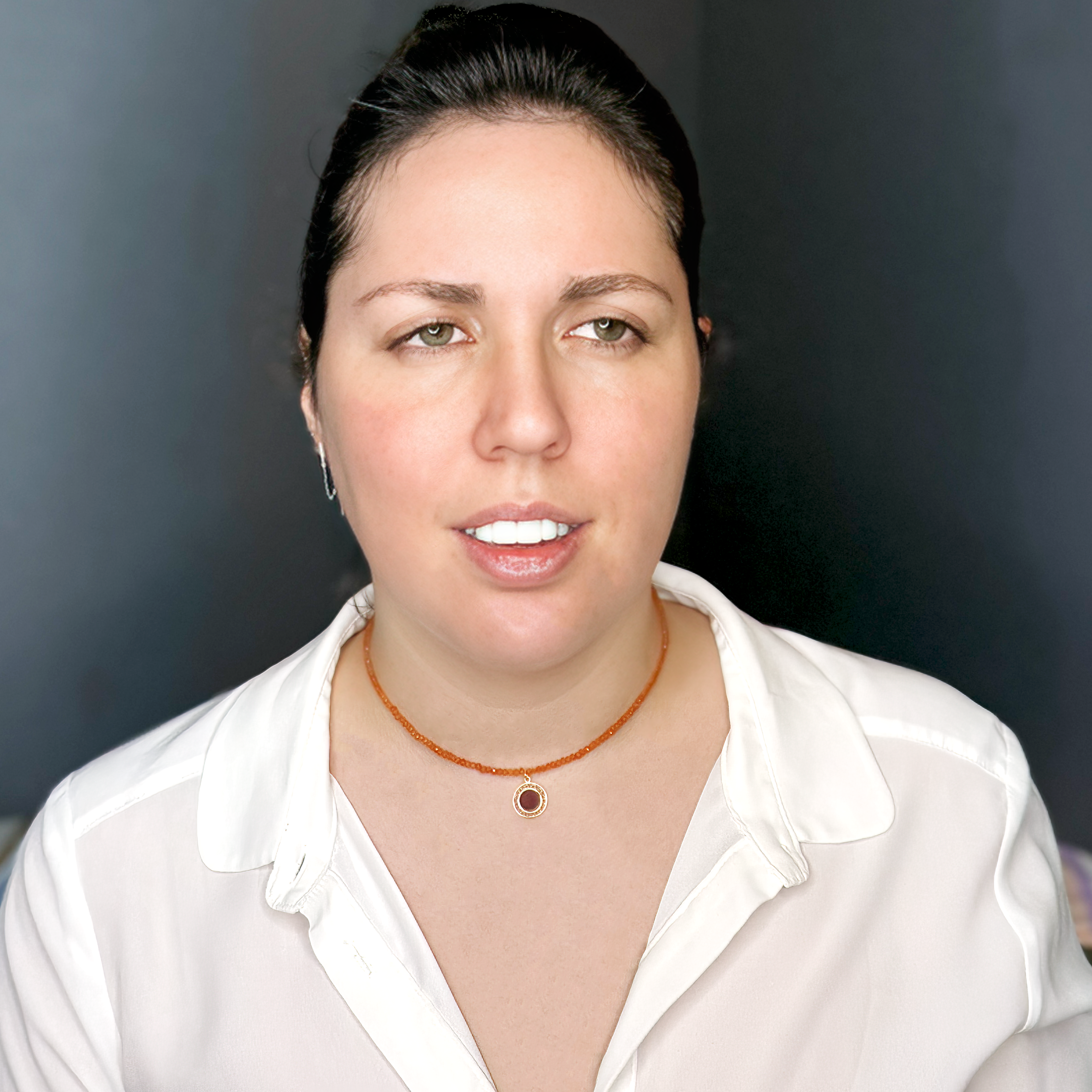 שרשרת קרנליאן עם תליון