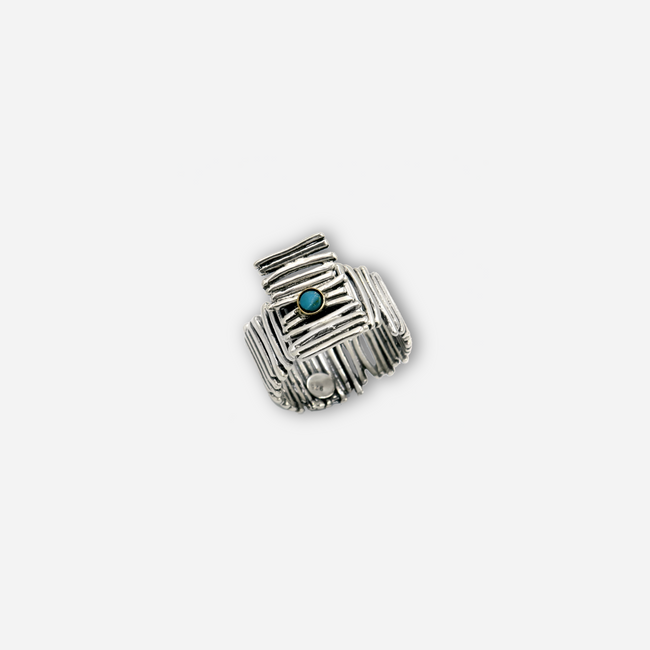 Серебряное кольцо с бирюзой