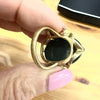 Silver ring with bloodstone