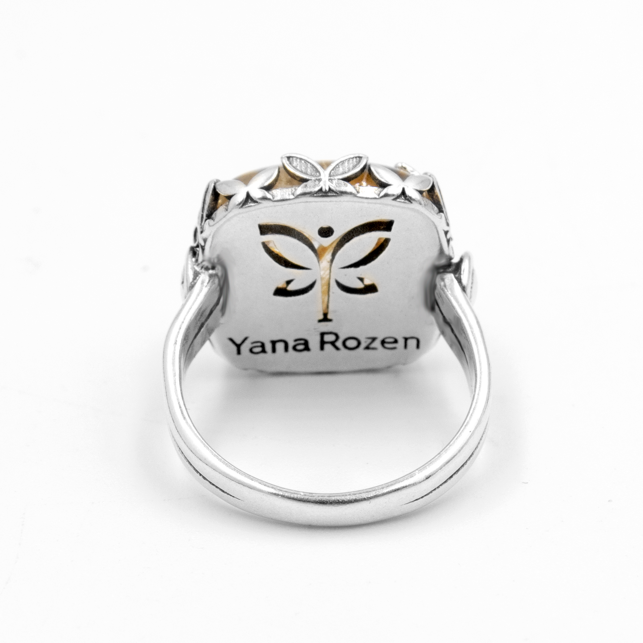 טבעת כסף ואבן שעירות ונוס(רוטיל קוורץ)