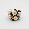 Silver ring with pearl