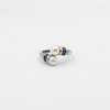 Silver ring with pearl