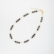 Dragon Agate and Pearl Necklace