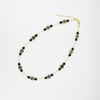 Dragon Agate and Pearl Necklace