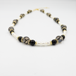 Dragon Agate and Pearl Necklace
