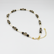 Dragon Agate and Pearl Necklace