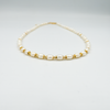 Delicate white pearl necklace