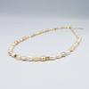 Pink pearl necklace