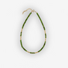 Delicate green jasper necklace