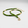 Delicate green jasper necklace