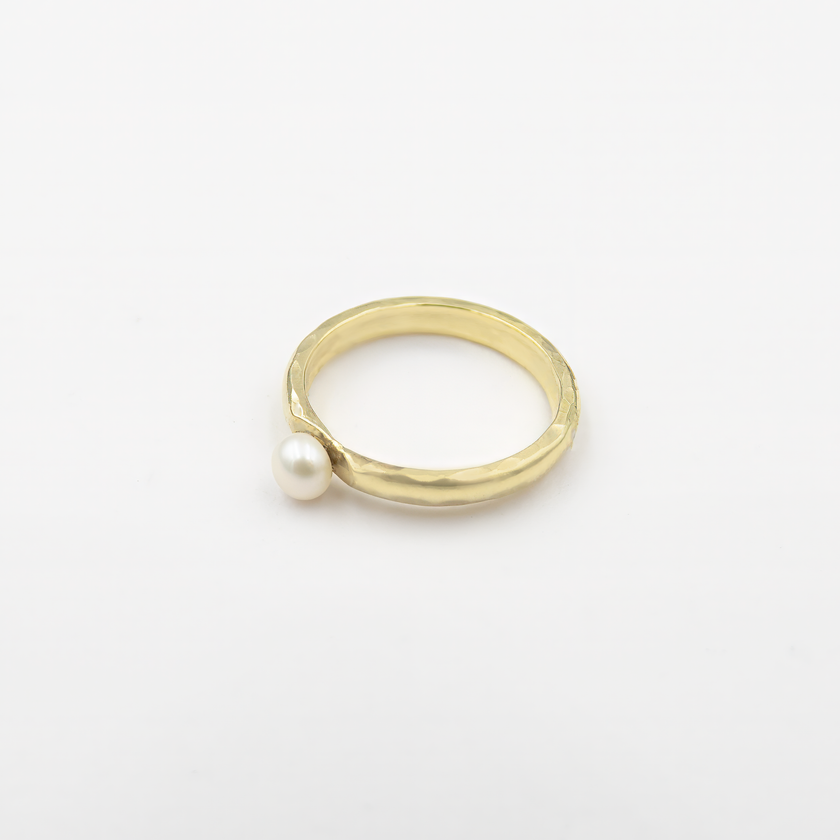 טבעת גולדפילד עם פנינה