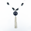 Combined necklace with an aventurine pendant