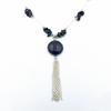 Combined necklace with an aventurine pendant