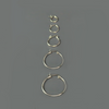 Silver hoop earrings in a variety of different sizes
