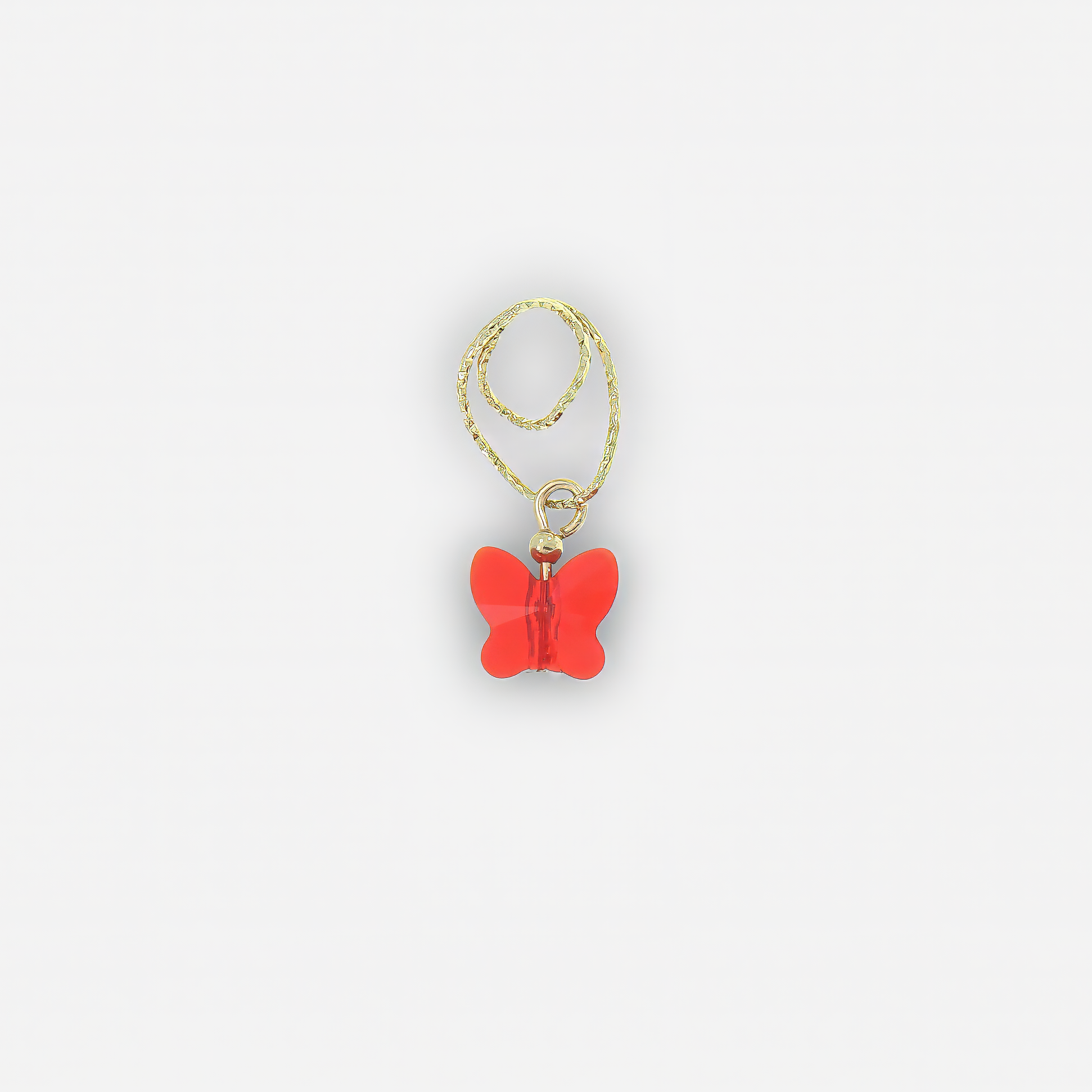 צ'ארם קריסטל פרפר אדום