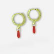 Gina Hoop Earrings with 6 Pendants