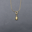 Citrine crystal pendant