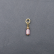 Delicate pink crystal pendant