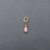 Delicate pink crystal pendant