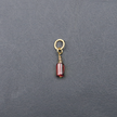 Garnet-colored crystal pendant