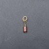 Garnet-colored crystal pendant