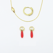 Gina Hoop Earrings with 6 Pendants