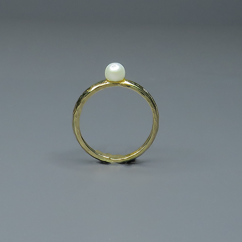 טבעת גולדפילד עם פנינה