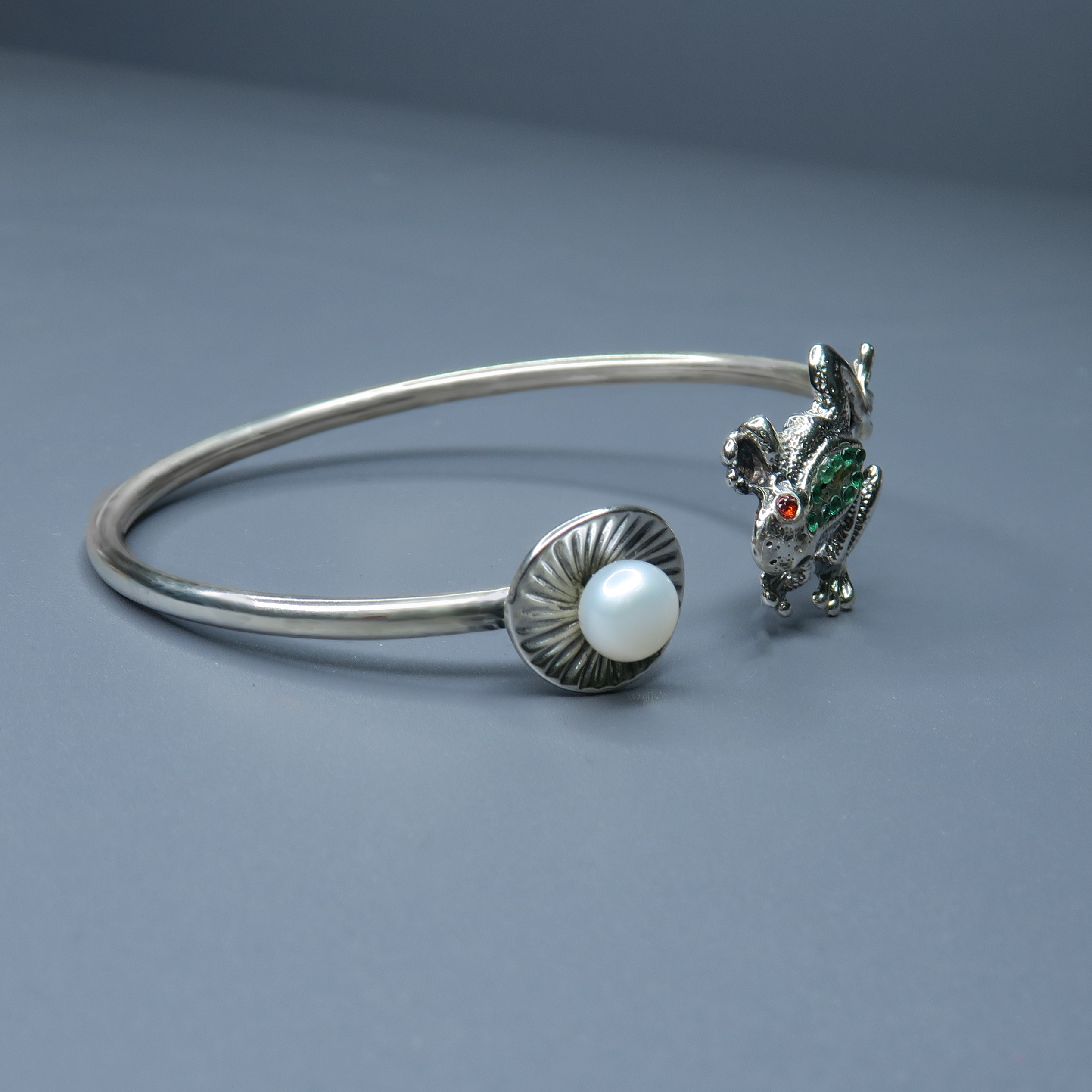 Pearl Silver Bracelet