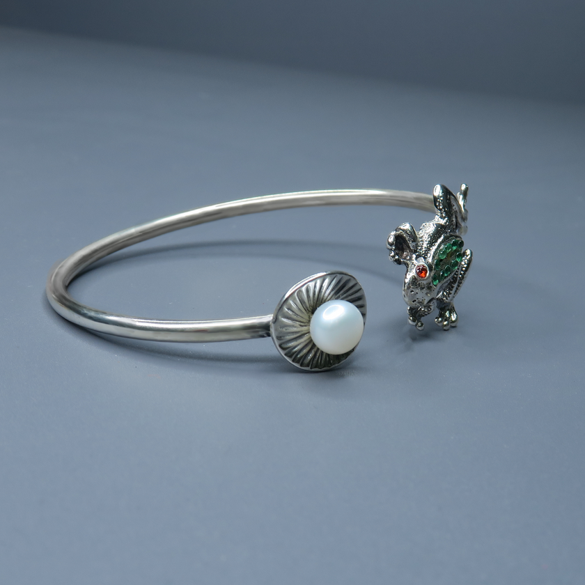 Pearl Silver Bracelet