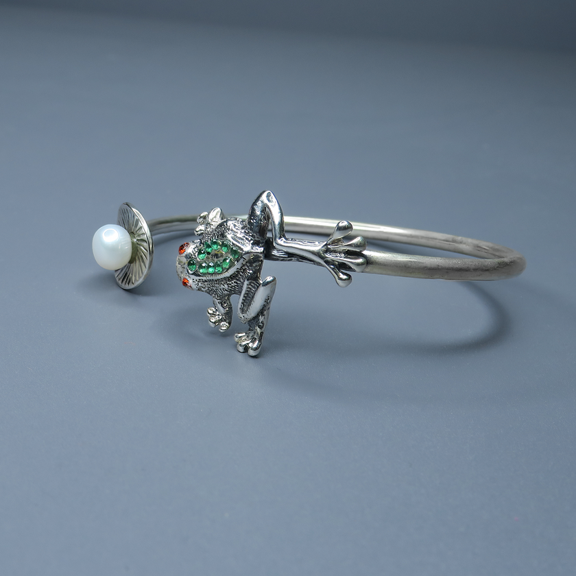 Pearl Silver Bracelet