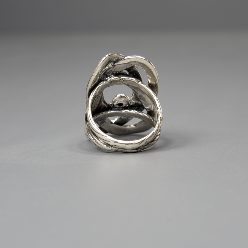 טבעת כסף 925 עם אוניקס