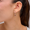Garnet-designed earrings