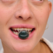 Silver ring with chrysocolla