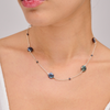 Gray pearl necklace