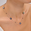 Gray pearl necklace