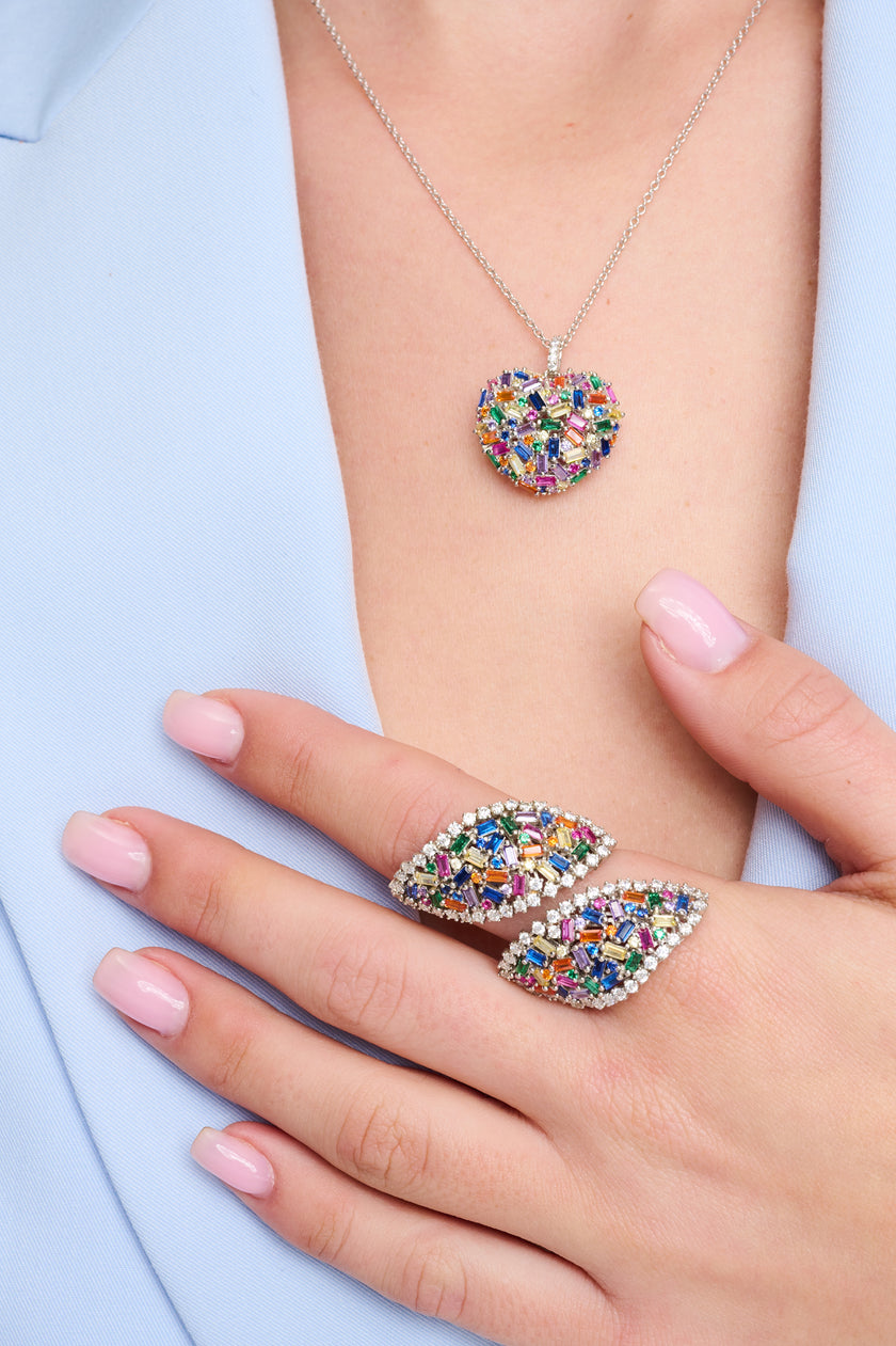 שרשרת כסף אמיתי עם תליון לב מולטיקולור – עיצוב נשי ומלא אור, מתאים לנערות ונשים שמחפשות תכשיט עדין עם אמירה.
#תכשיטעדין #שרשרתלב #מתנהלאמא #שרשרתכסףאמיתי #לבמולטיקולור #תכשיטייחודי #תכשיטיםבישראל
הטבעת להמחשה בלבד