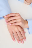 Gold-filled ring with pearl