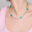 Серебряное колье с Ларимером