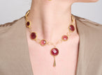 Maroon Giant Silver with Opalite
