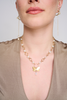 Pearl necklace with butterfly