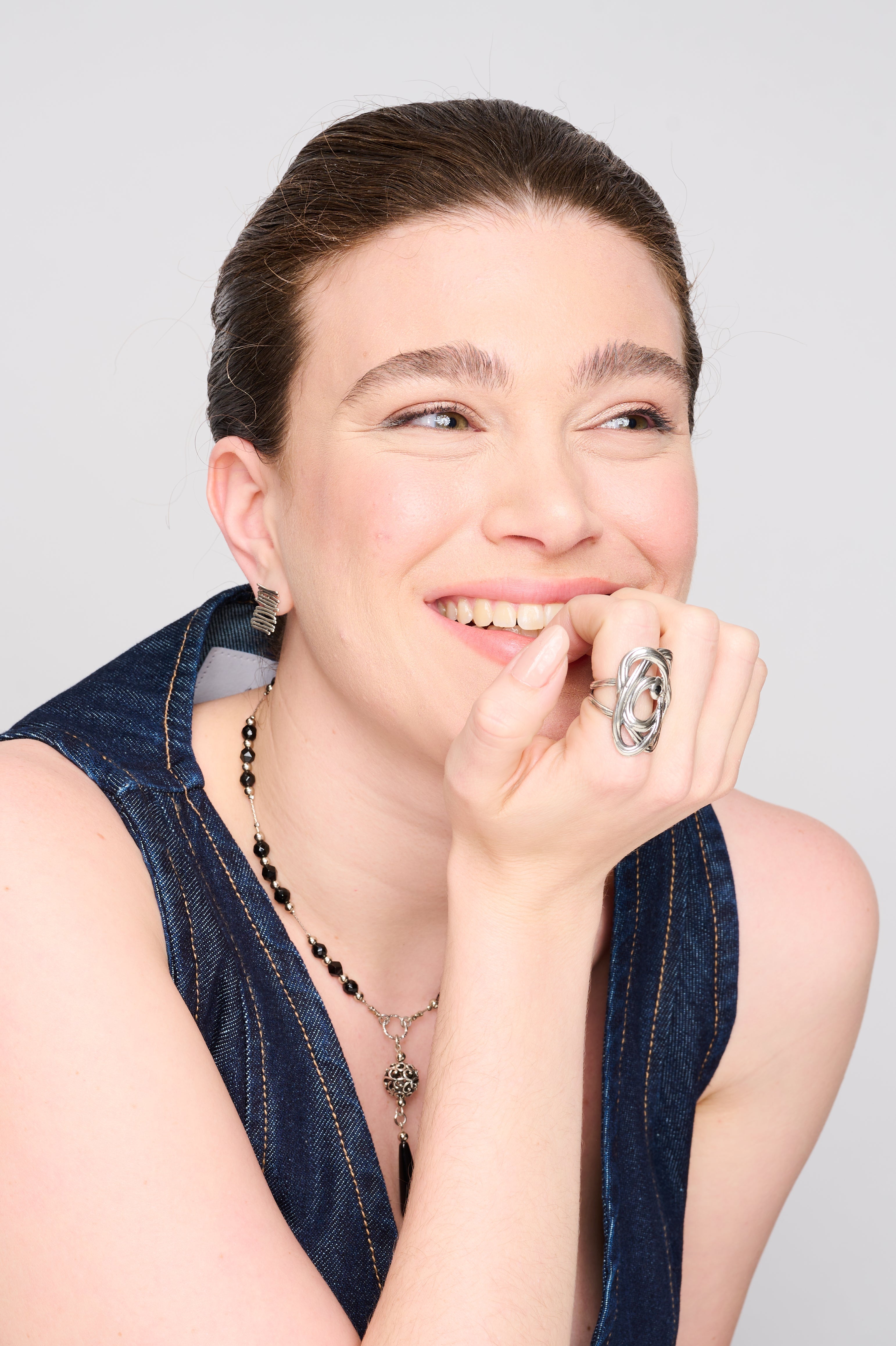 טבעת כסף 925 עם אוניקס