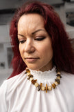 Citrine & Amber Necklase