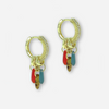 Gina Hoop Earrings with 6 Pendants